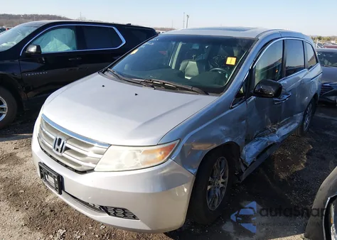 2011 Honda Odyssey Ex-L from USA, damaged, VIN 5FNRL5H60BB050843